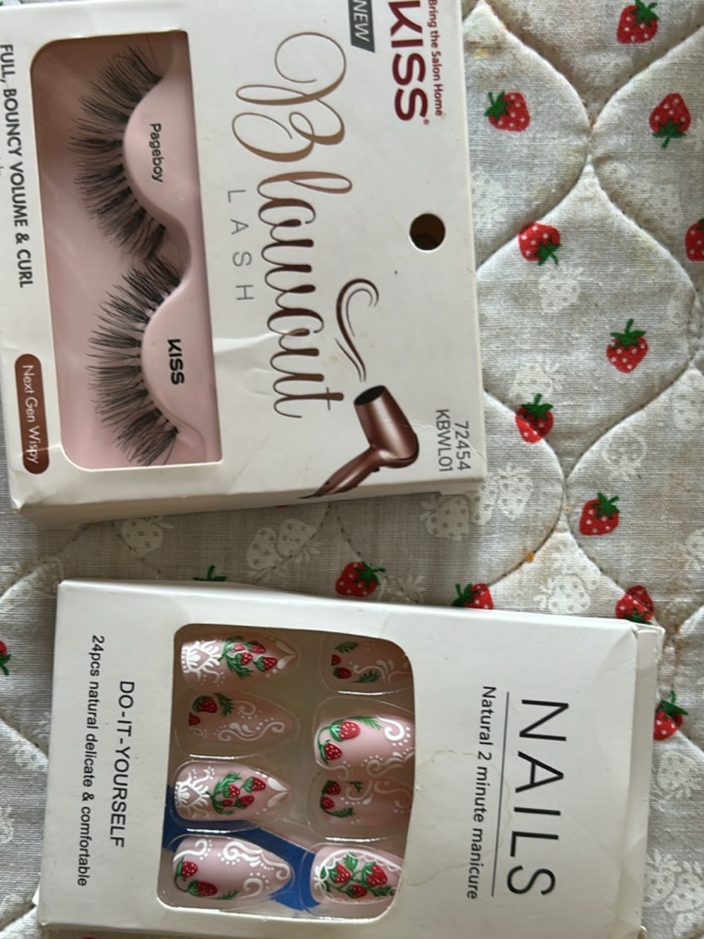 lashes and nails